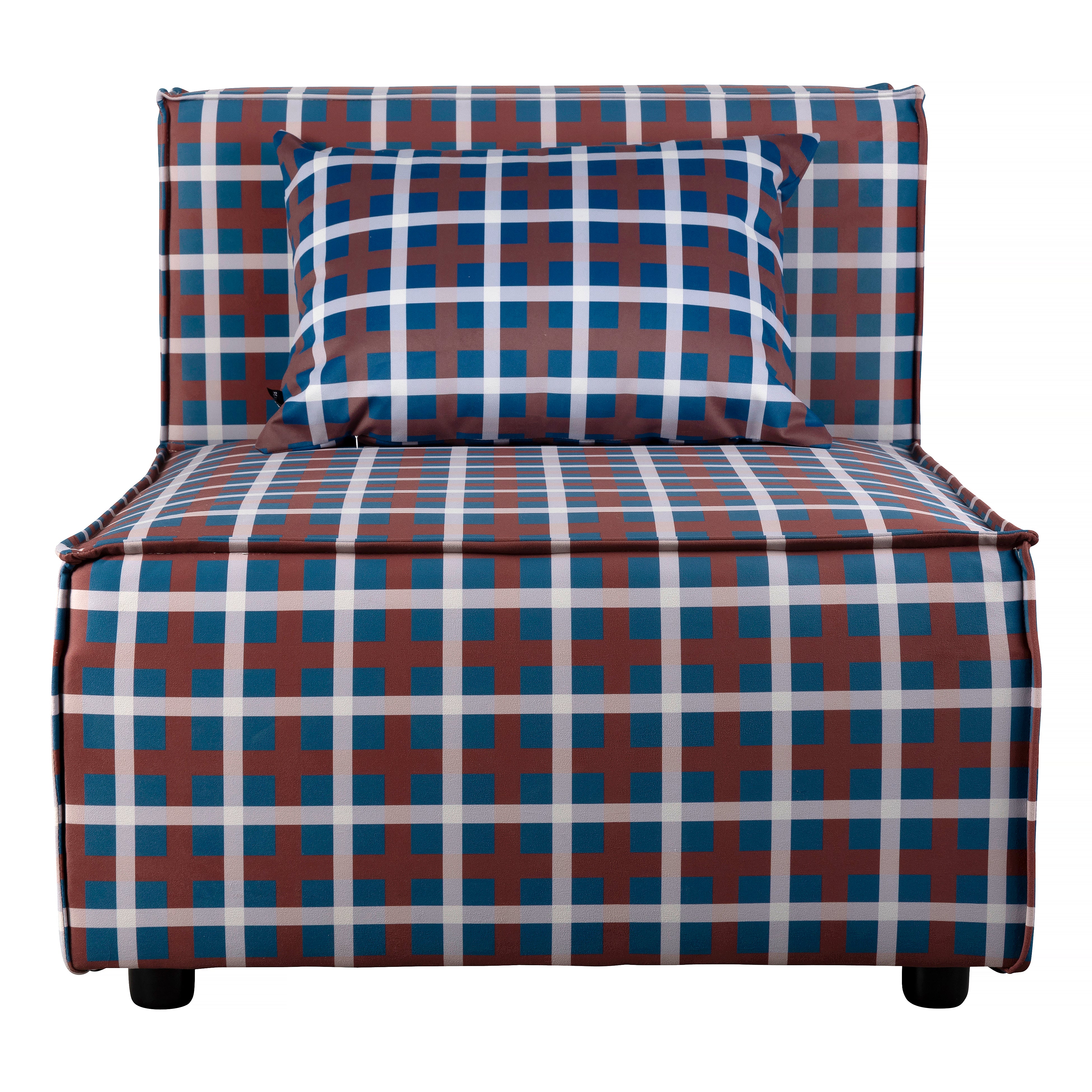 Fluwelen lounge fauteuil
