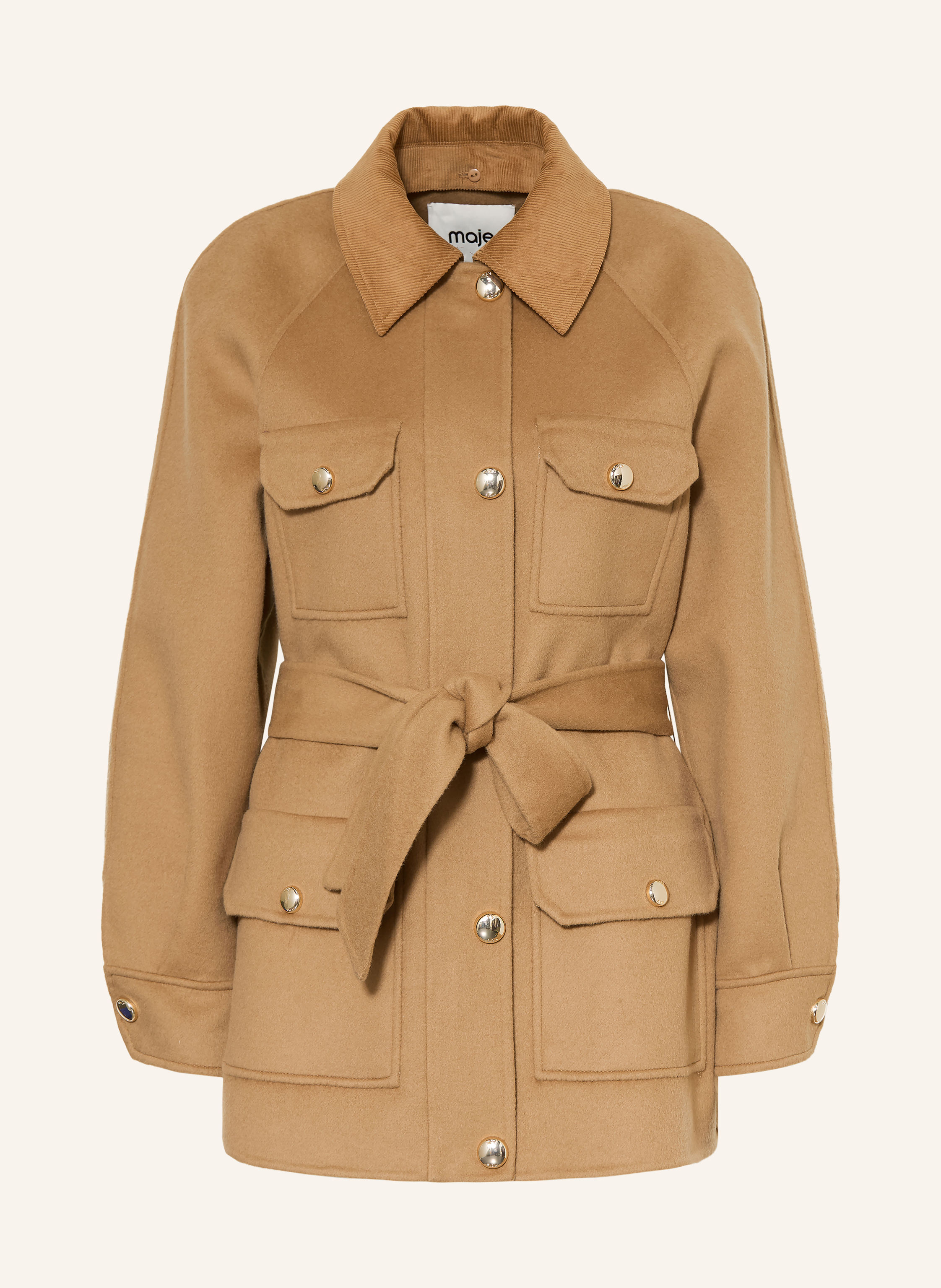 maje Jacke mit abnehmbarem Kragen