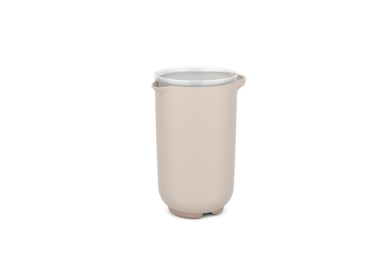 mixbeker chef it 1000 ml met deksel - chalk