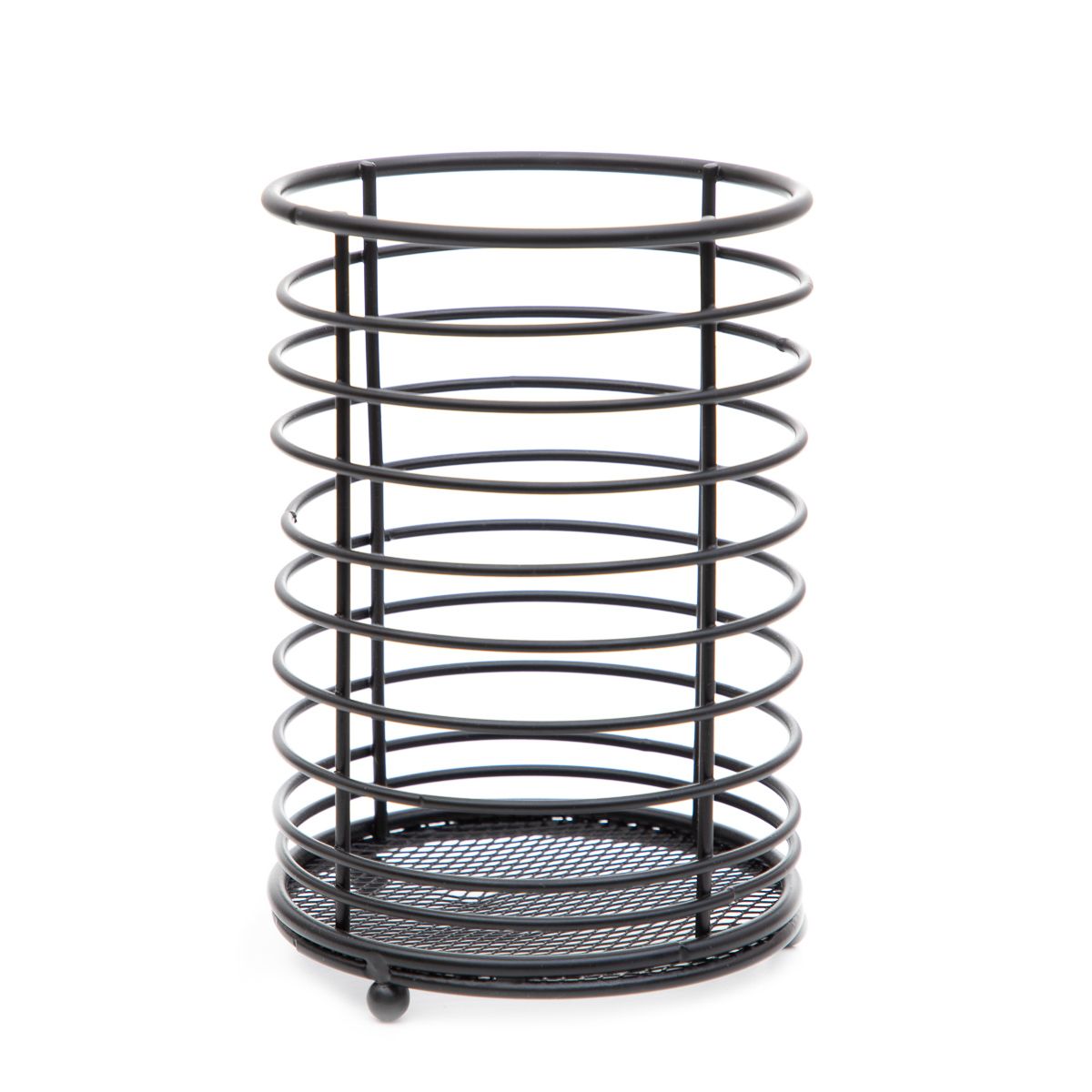 Ociekacz CRUSHER na sztućce, czarny 11x15 cm