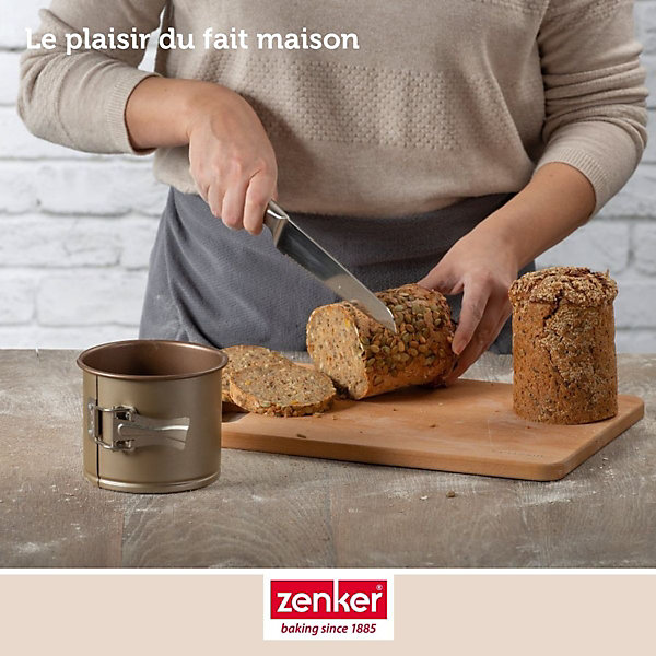 Ensemble de 2 Petits Moules à panettone 12 x 10 cm Zenker Mojave Gold