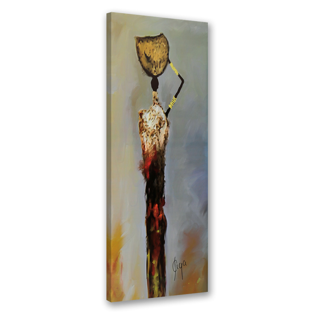 Feeby Obraz na płótnie, Kobieta z Afryki 30x90