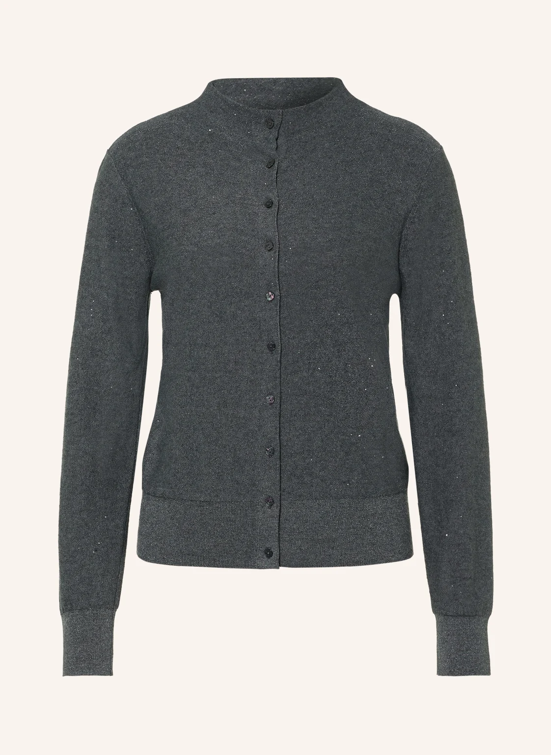 s.Oliver BLACK LABEL Strickjacke mit Pailletten