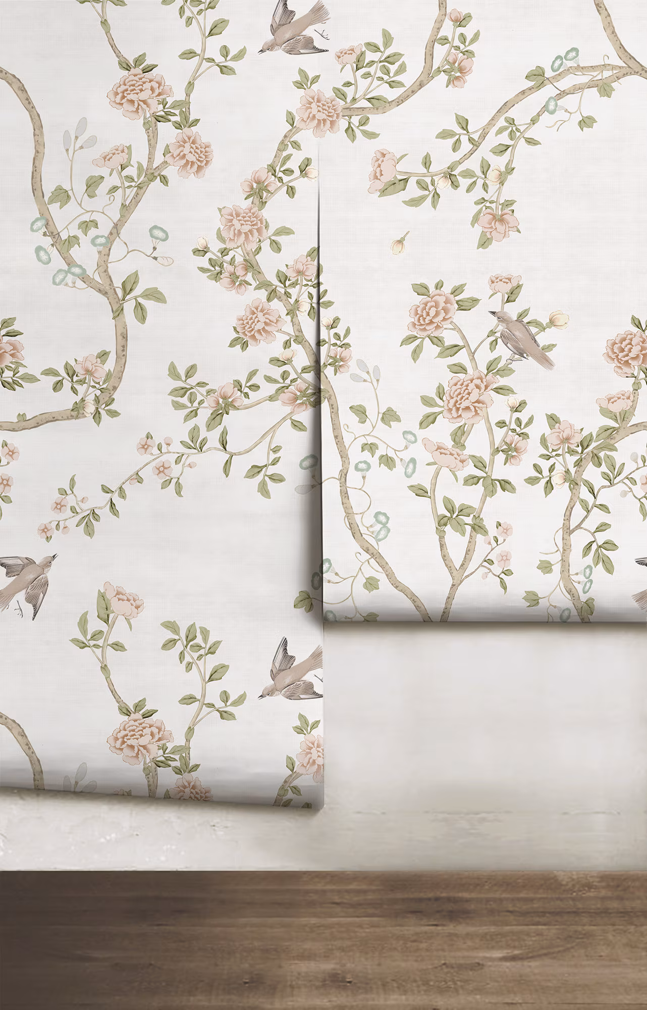 Chaumont | Spring | Peel 'n Stick or PrePasted Wallpaper | Vinyl-Free | Non-toxic