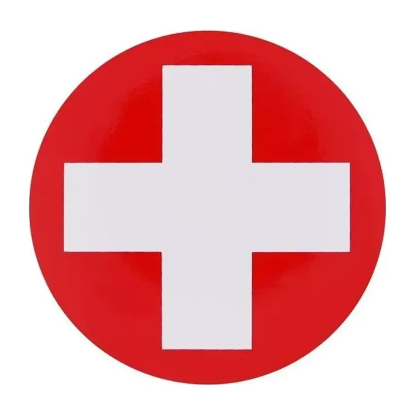 Sticker OEM Aufkleber Schweizerkreuz