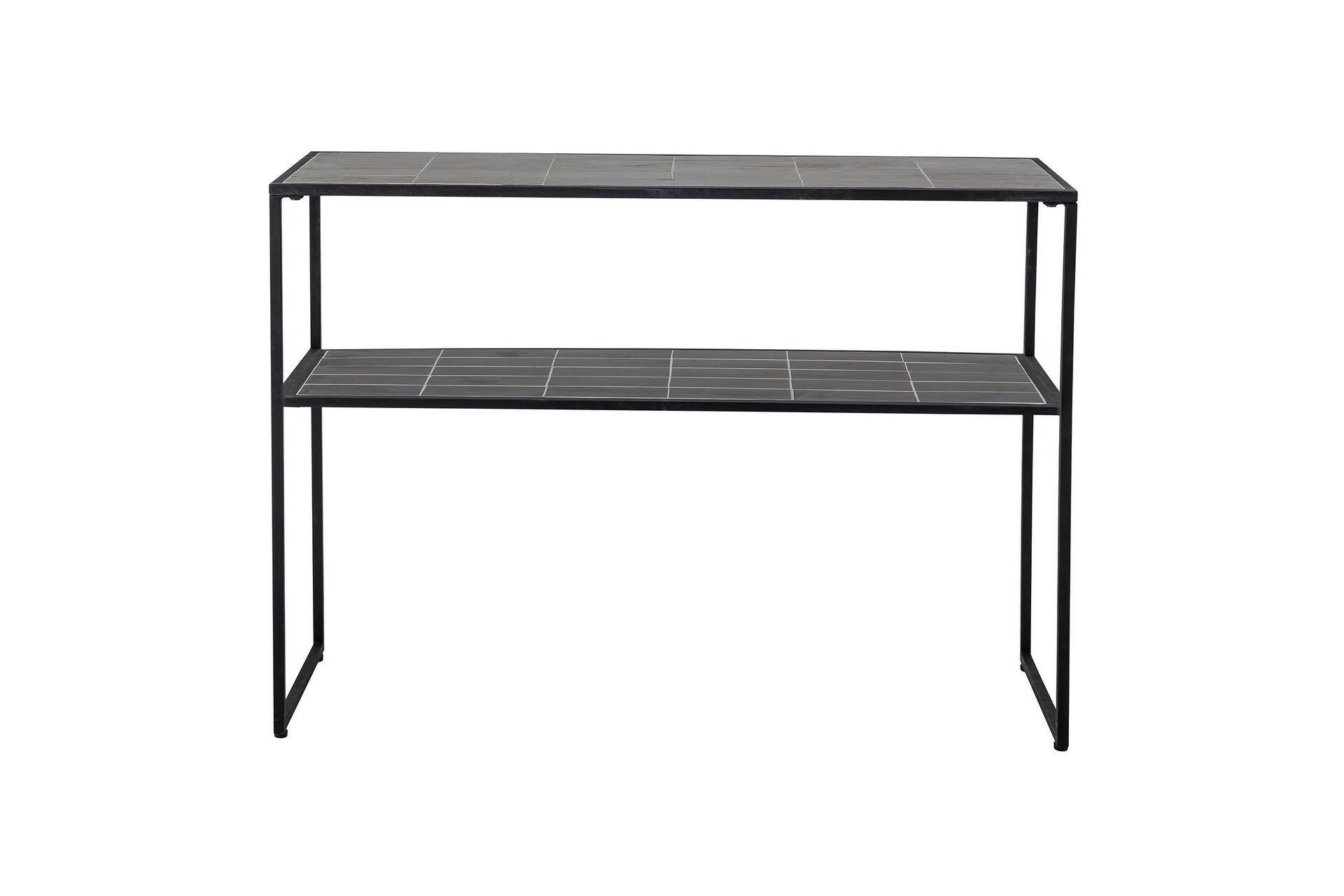 JUNE - Table console en pierre noir