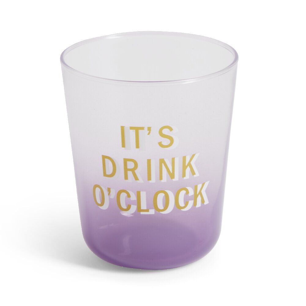 Verre coloré avec message 315ml