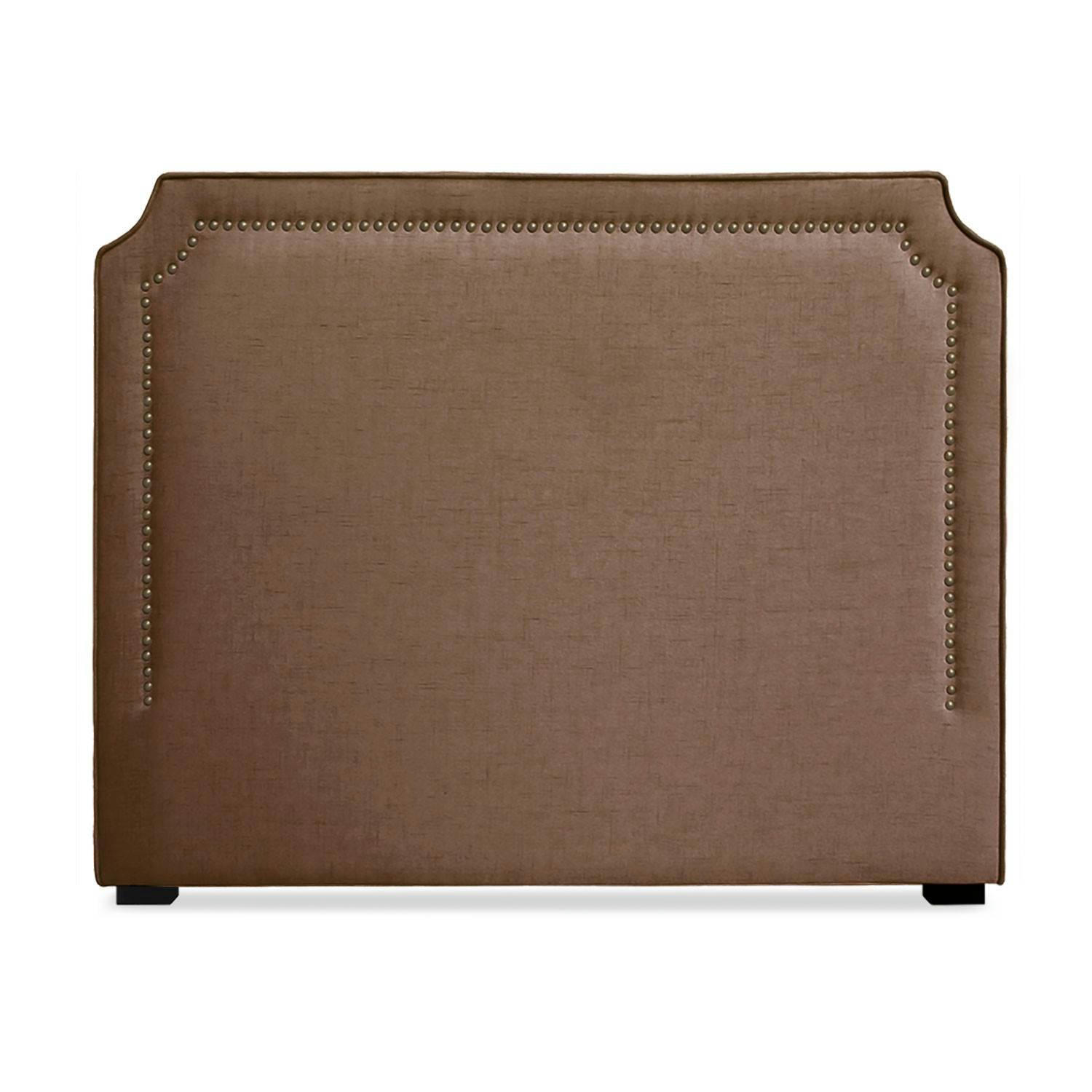 MILANA - Tête de lit 140cm tissu taupe