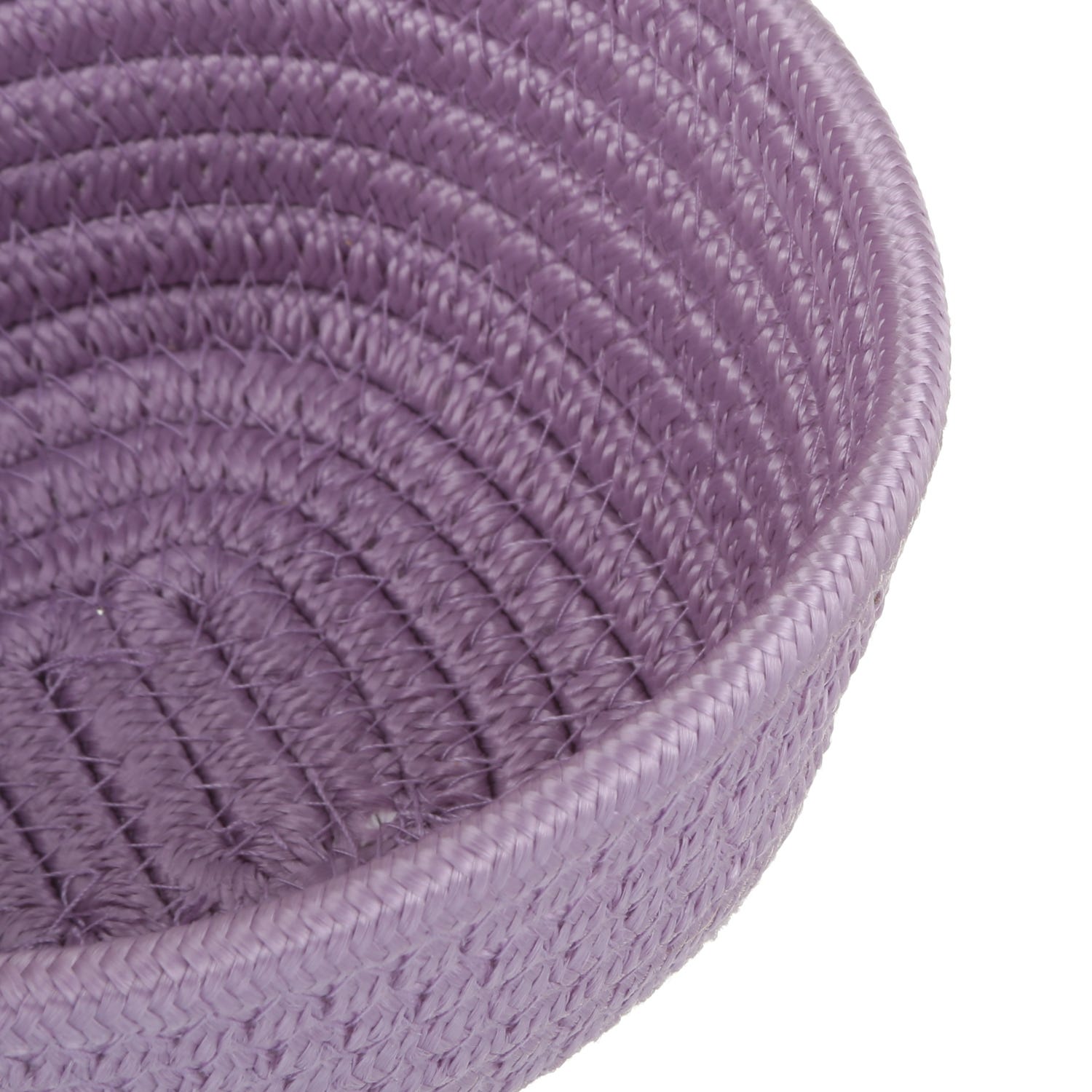 Cestino portaoggetti bagno 14x8,5 cm lilla in polipropilene