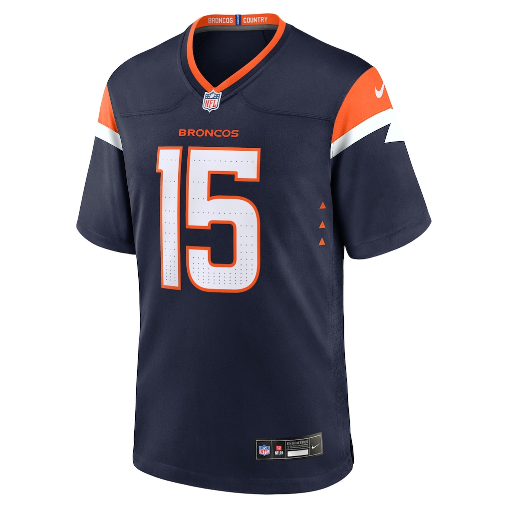 Nik Bonitto Denver Broncos Nike Alternate Game Jersey - Navy