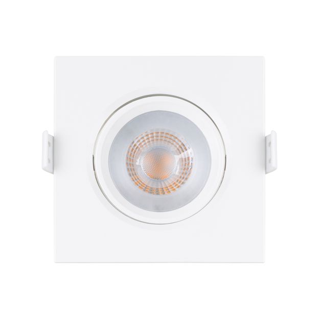SPOT LED SOBREPOR QD AUT 2,7K LUZ AMARELA 4,5W 127 220V