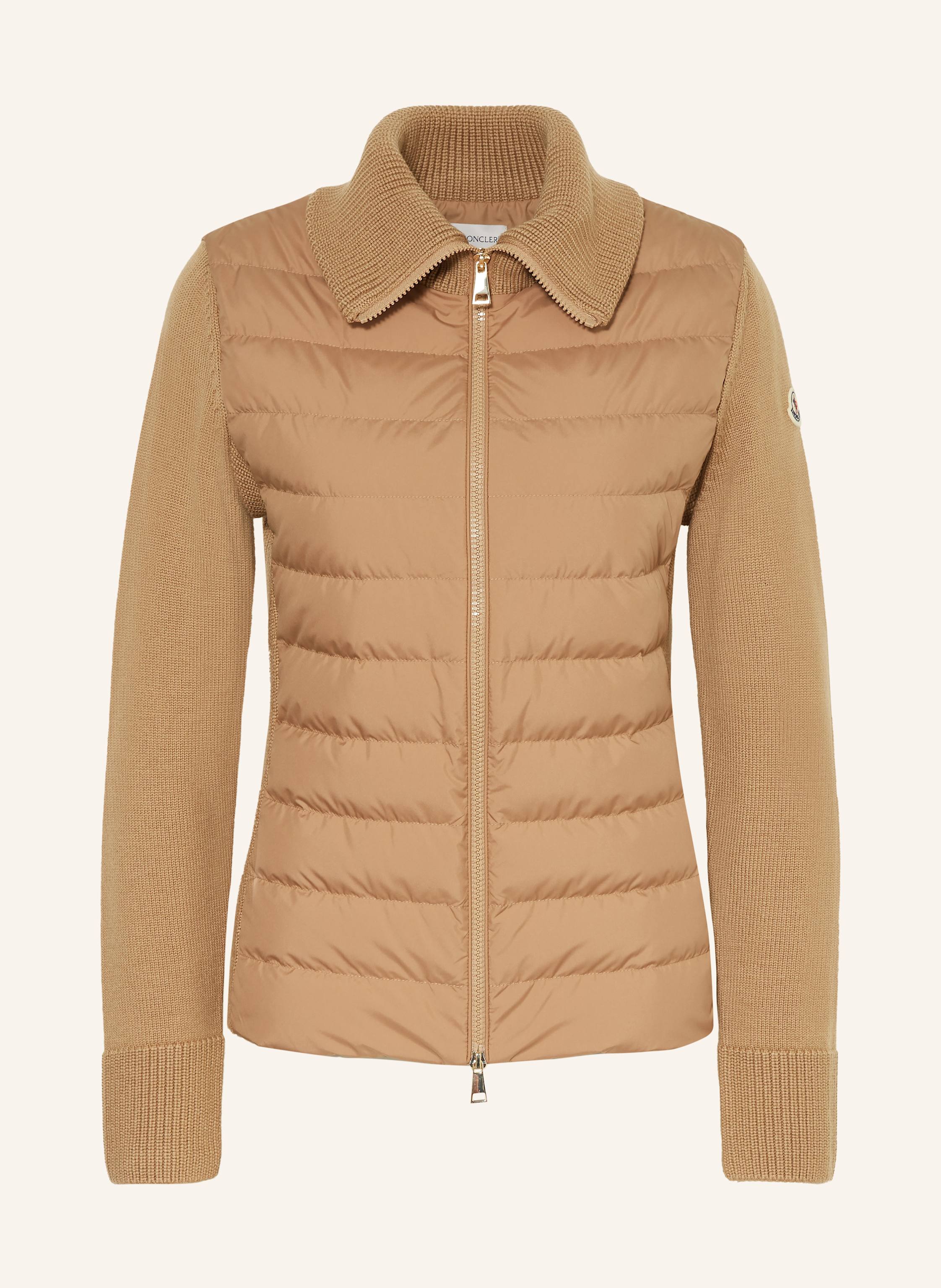 MONCLER Daunenjacke im Materialmix