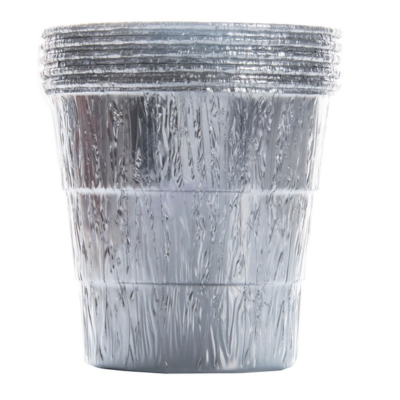 Fett-Auffangschale, 5-teilig, Aluminium