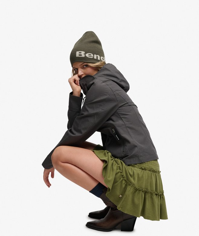 Bench Hooded Funnel Neck Ripstop Jacket