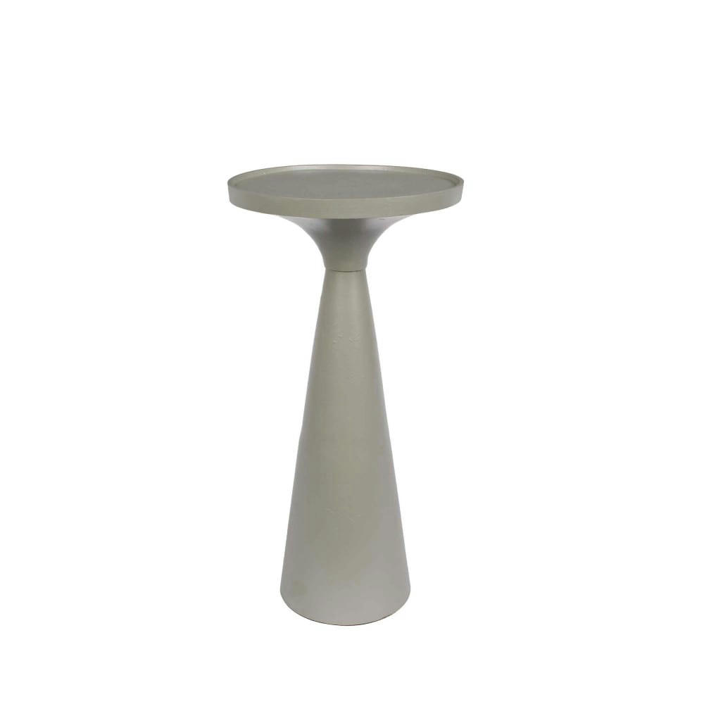 FLOSS - Table d'appoint en métal D28cm gris