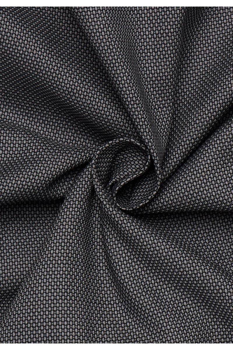ETERNA Slim Fit Hemd anthrazit, Strukturiert