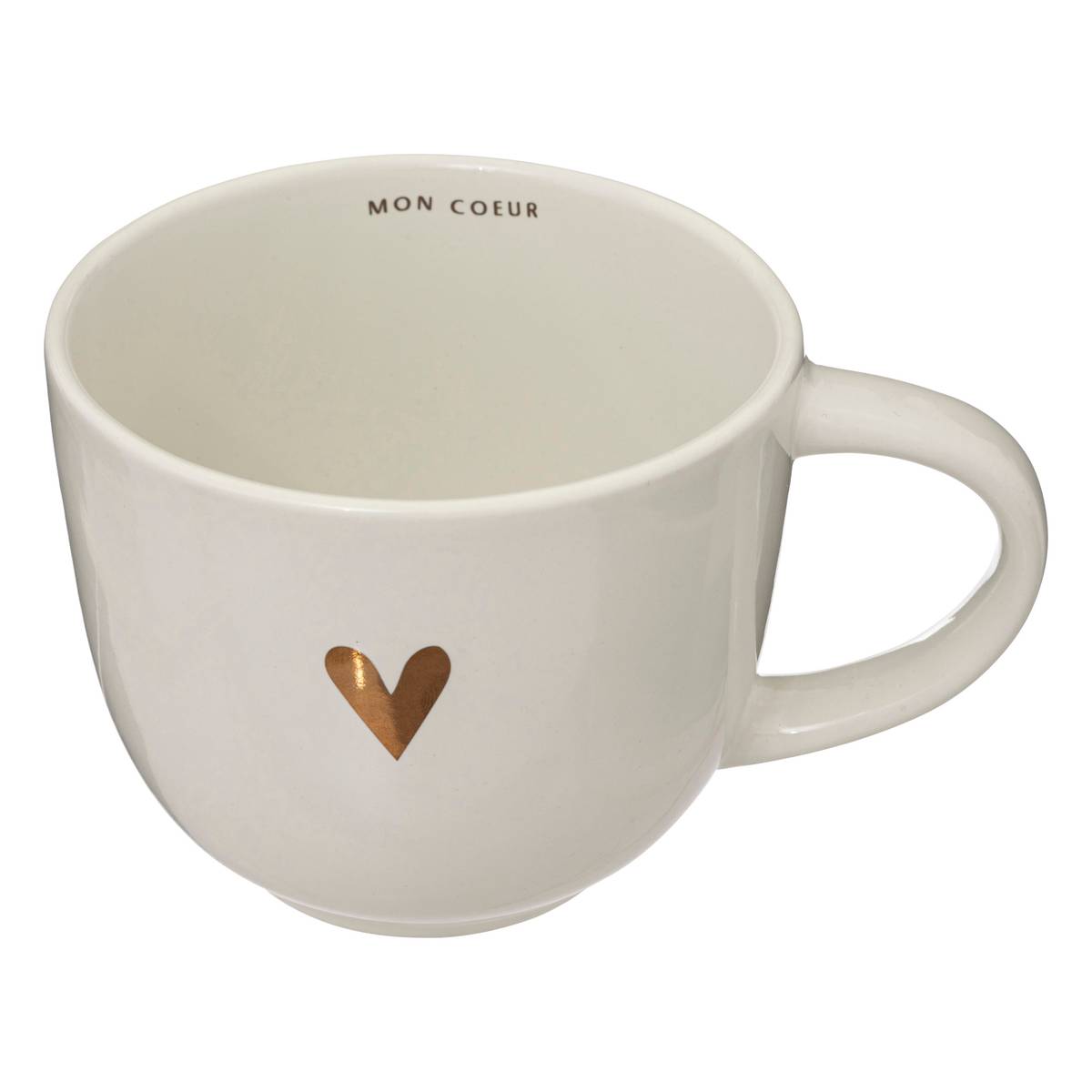 Breakfast cup"The Floral" 480 ml, White