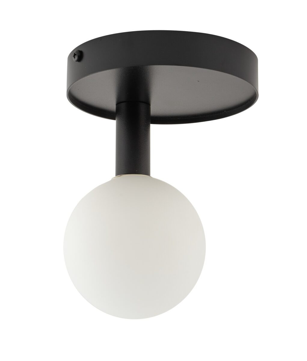 Lampa sufitowa czarno-biała Perla 1xG9x12W wym: 18x14x16 cm Sigma Lighting