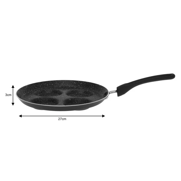Patelnia z powłoką granitową do jajek 24cm KINGHOFF