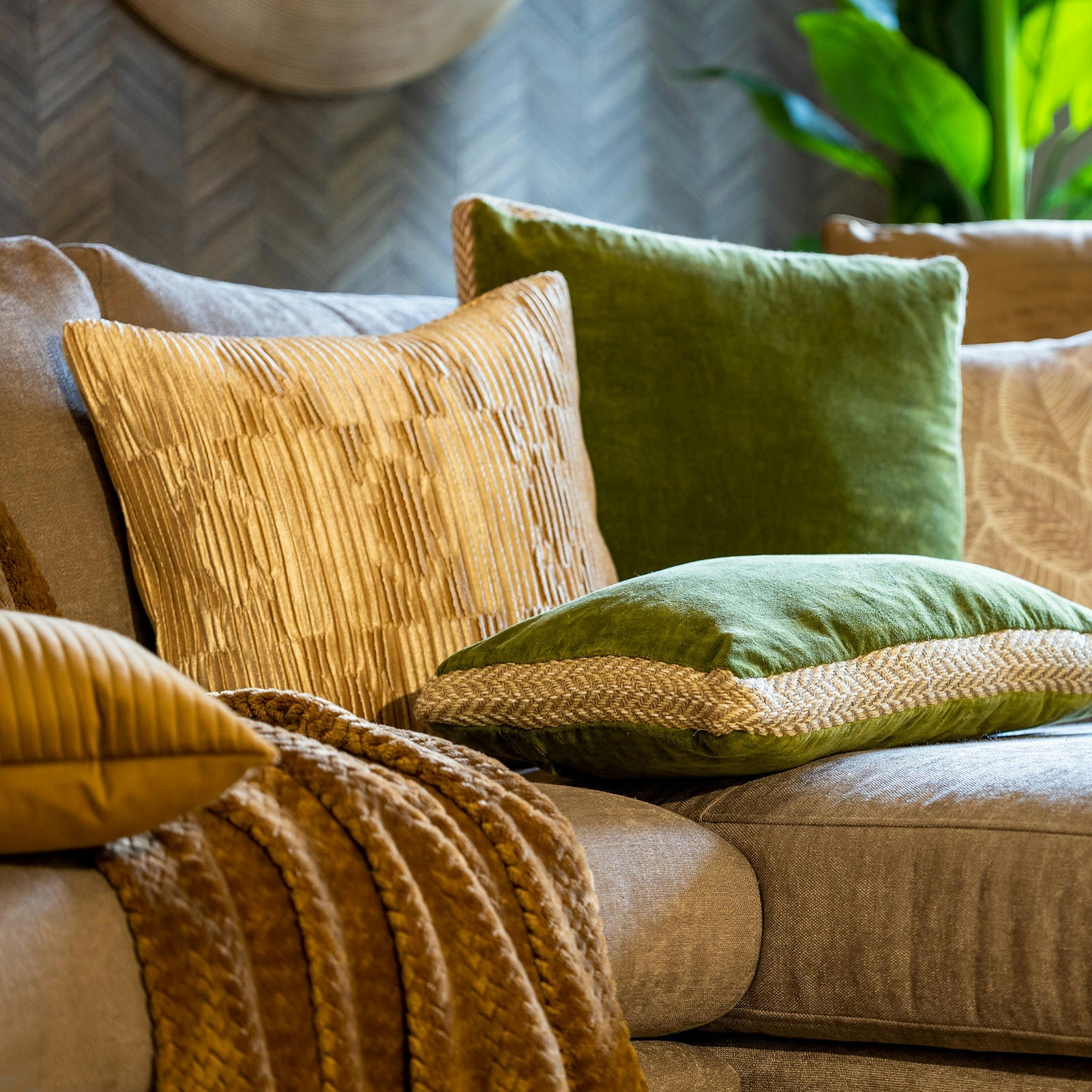 CLEMENCE - Coussin - multicolore doux 45x45 cm unique