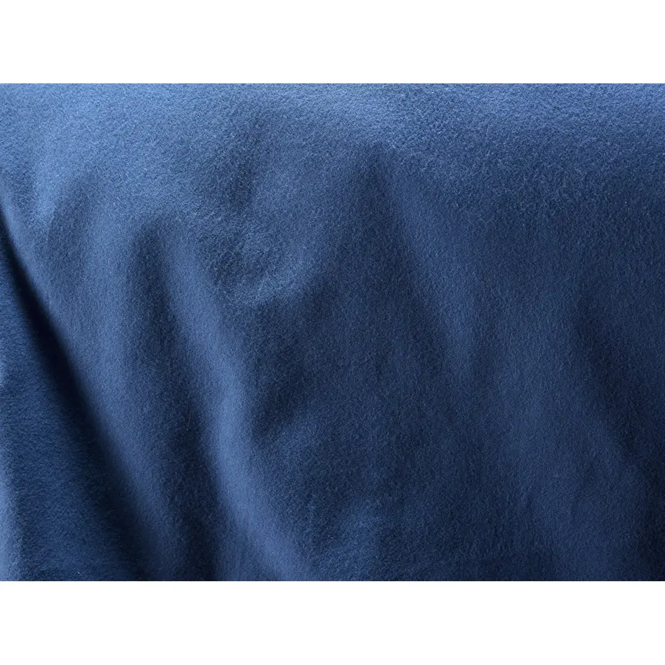 De Witte Lietaer Dekbedovertrek Laura Blue Indigo - 260 x 240 cm - Flanel