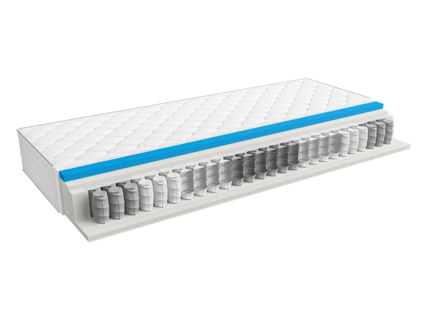 Materac sprężynowy kieszeniowy Cloud Touch 90x200 H3