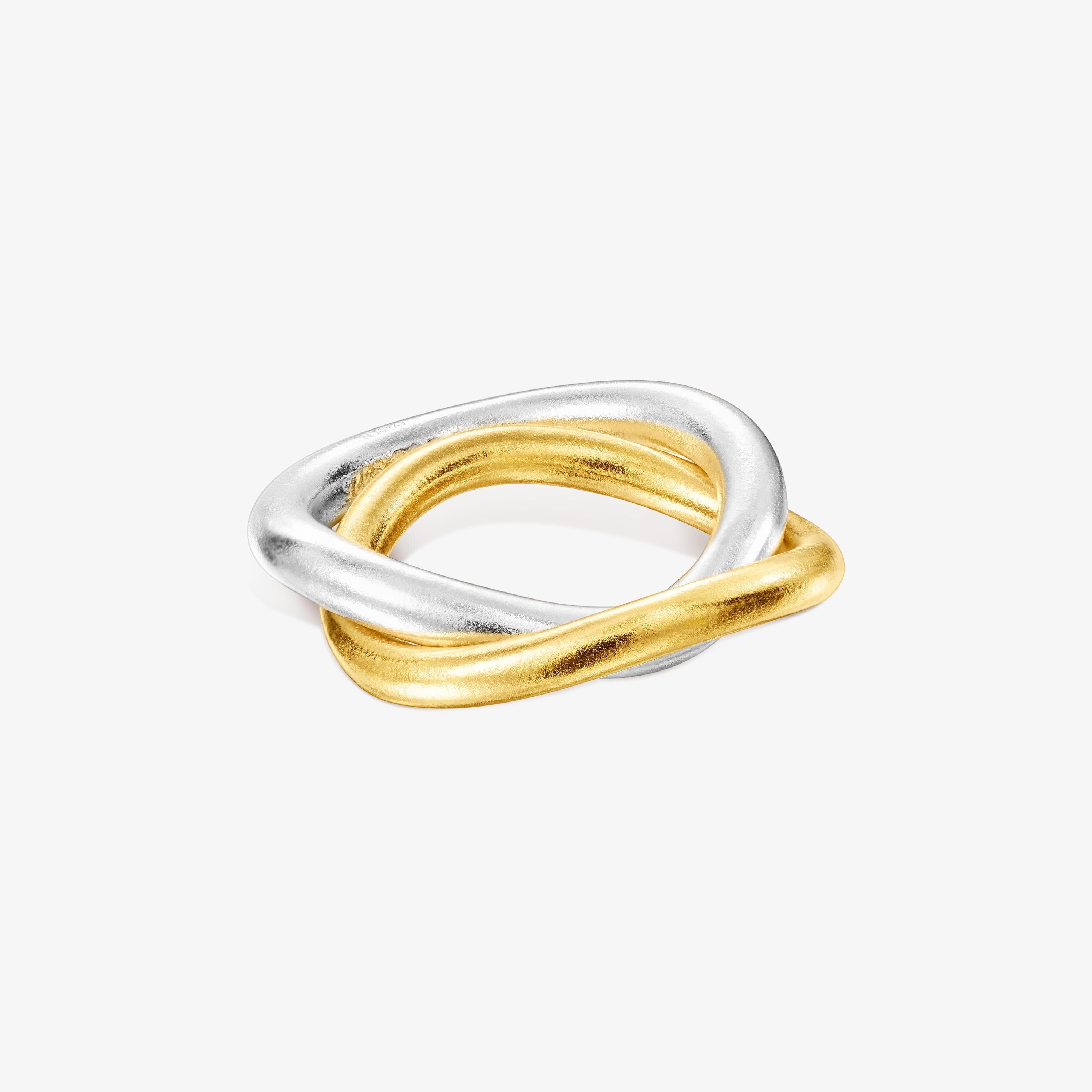 Pack de anillos Hav bicolor