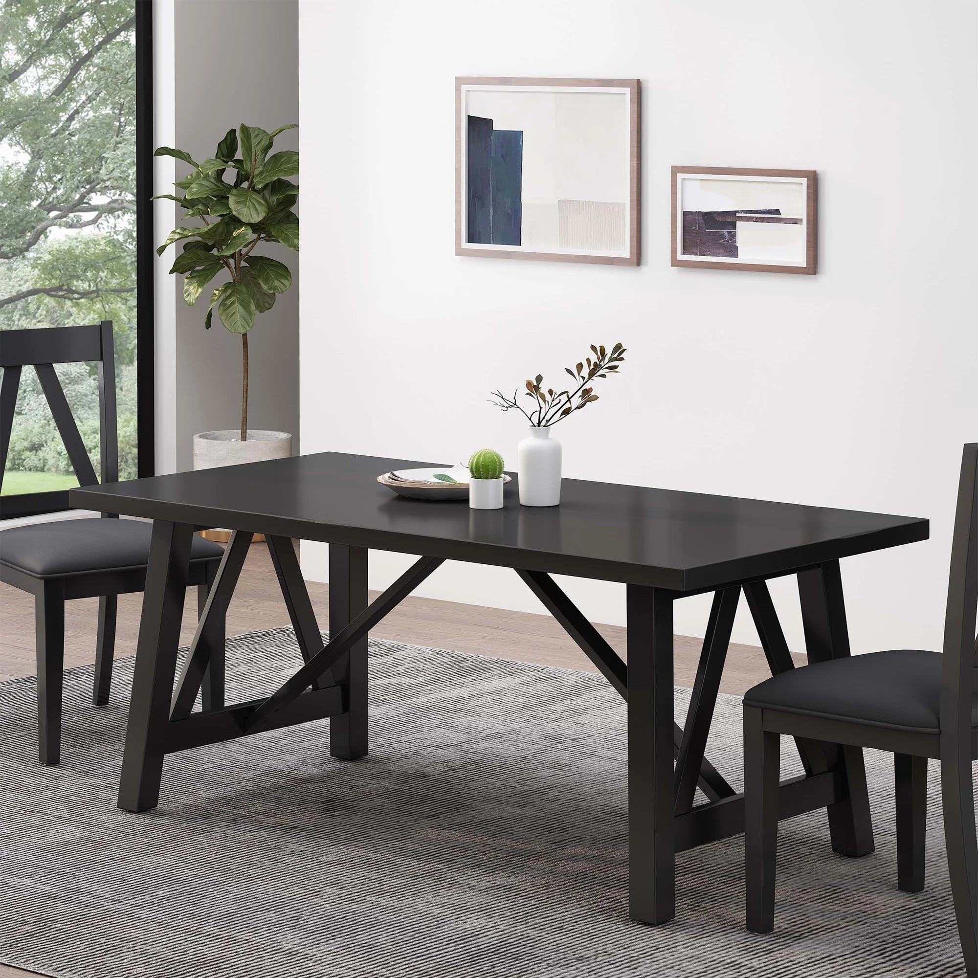 RUBBERWOOD FRAME Dining Table