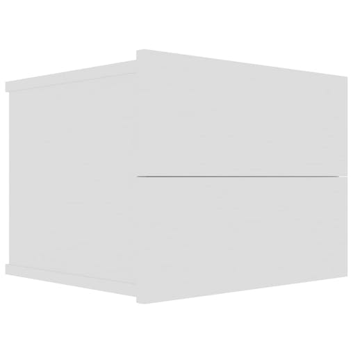 NNEVL Bedside Cabinets 2 pcs White 40x30x30 cm Chipboard