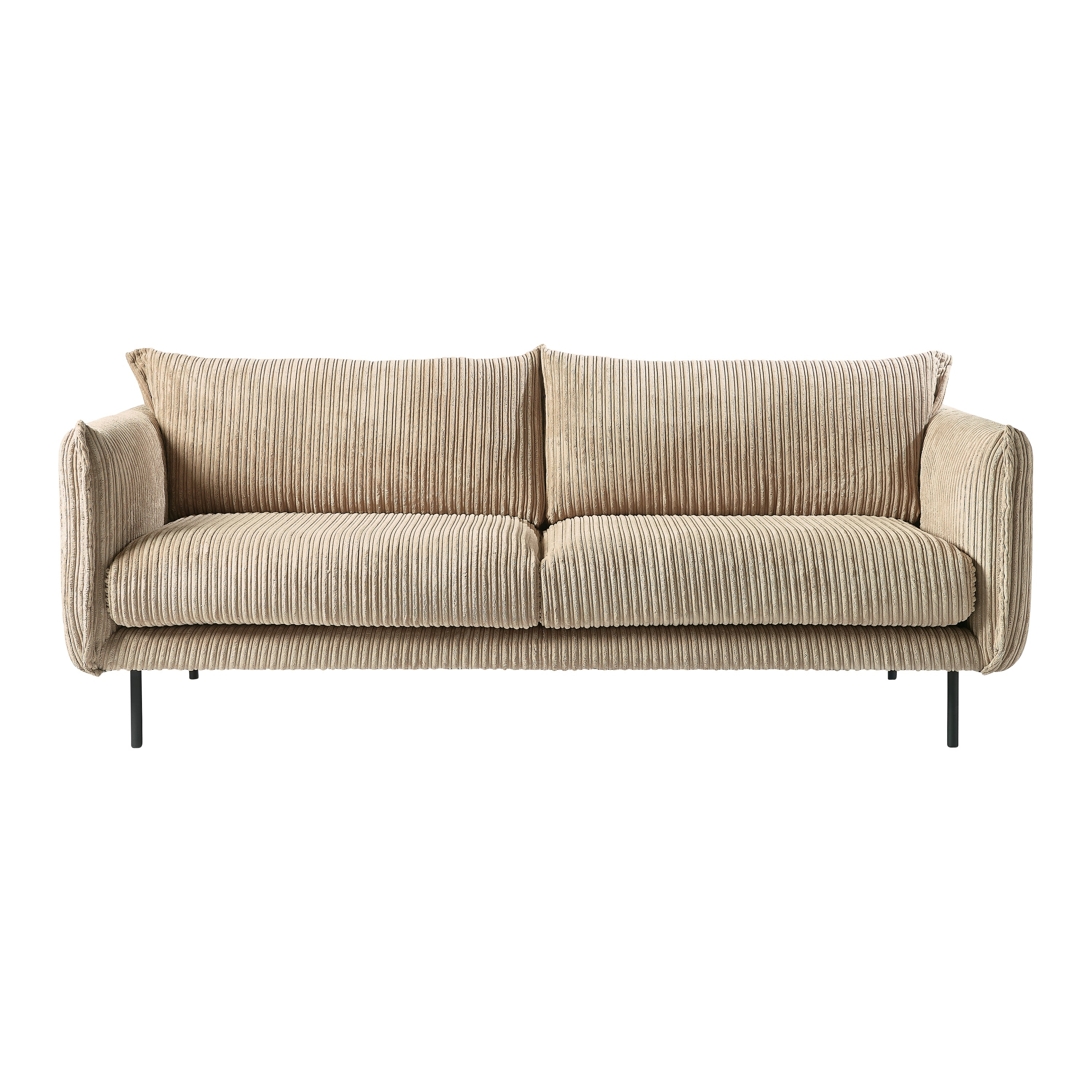 by fonQ Ribbon 3-zitsbank - Rib - Mink