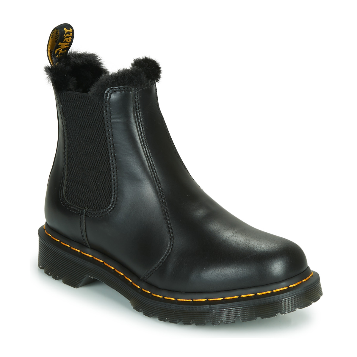 Dr. Martens - 2976 LEONORE DARK GREY ATLAS - Black