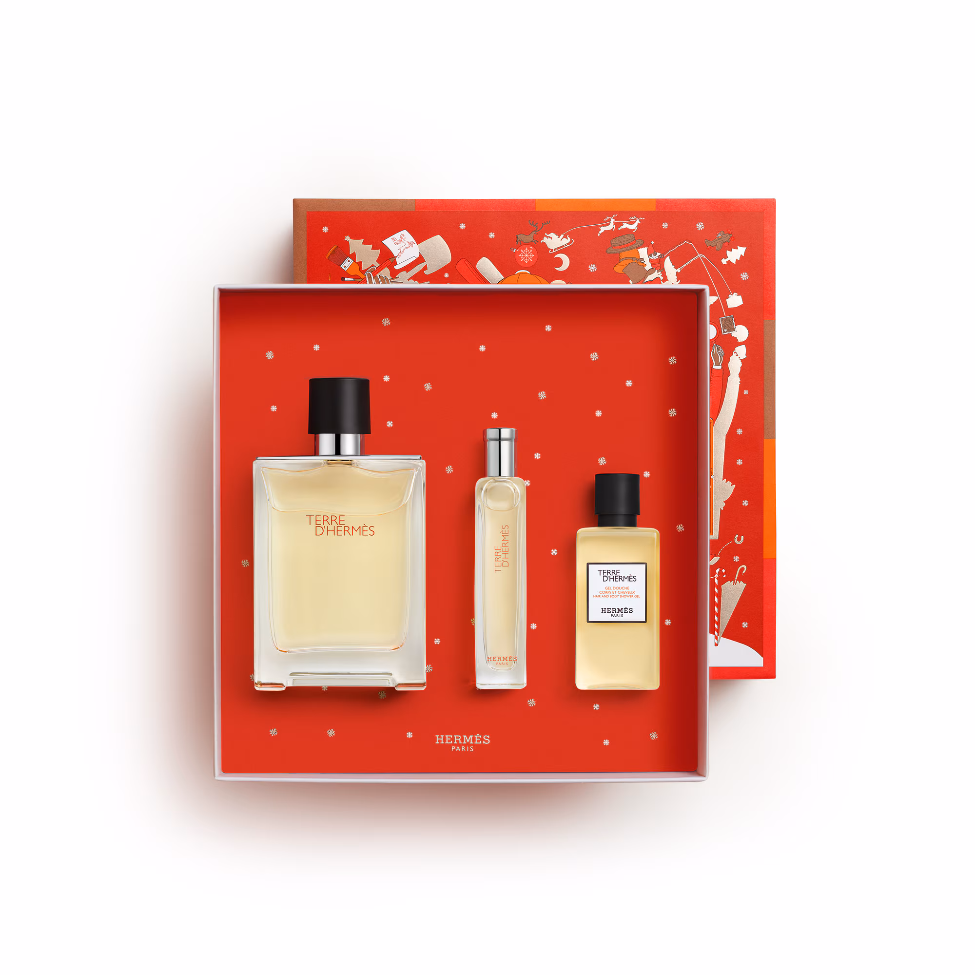 TERRE D'HERMÈSCoffret - eau de toilette + format voyage + gel douche pour le corps et les cheveux