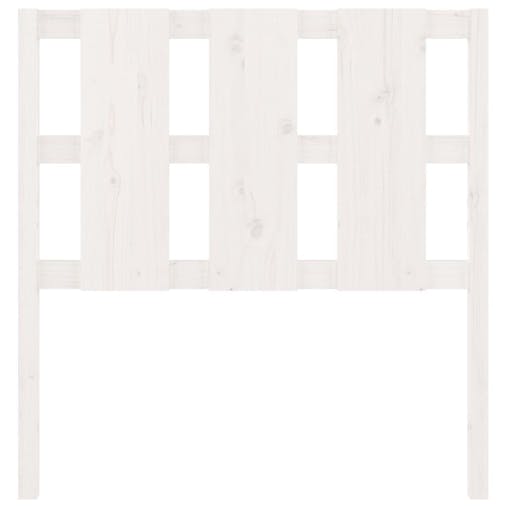 NNEVL Bed Headboard White 95.5x4x100 cm Solid Wood Pine