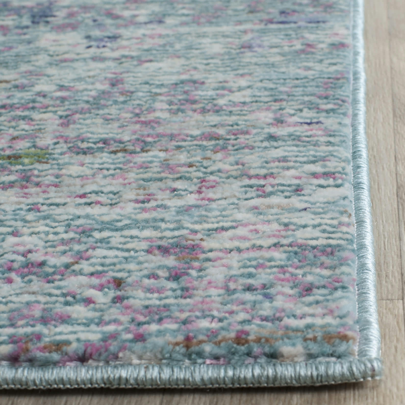 MYSTIQUE - Tapis de salon interieur en violet & multicolore, 91 x 152 cm