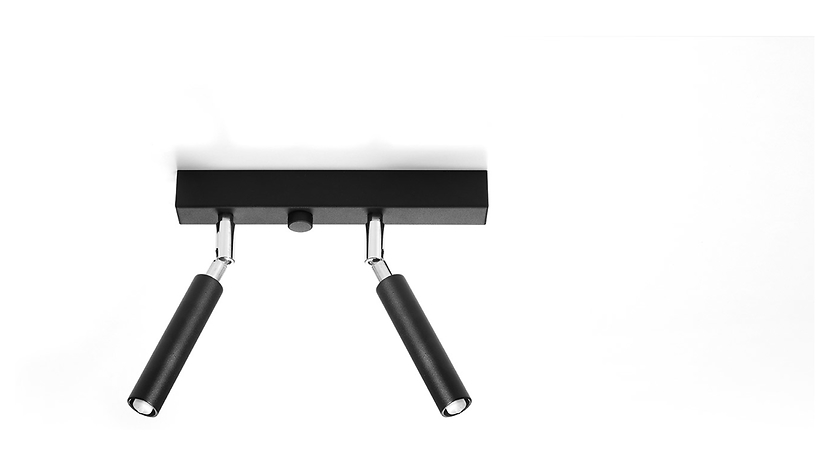 Spot Eyetech 2-puntowy stalowy czarny