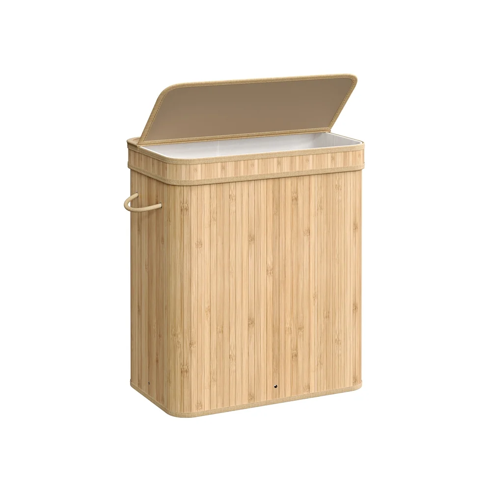 Panier à linge en bambou