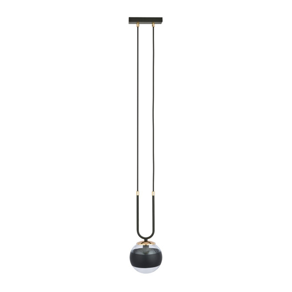 Lampa Wisząca Glam 1 Black/Stripe
