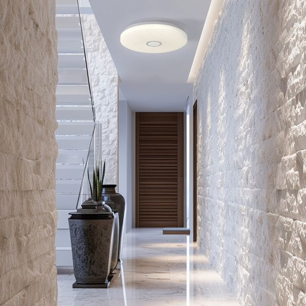 Plafon SOLARO strukturalny biały LED 12W 4000K 1033lm IP20 Light Prestige
