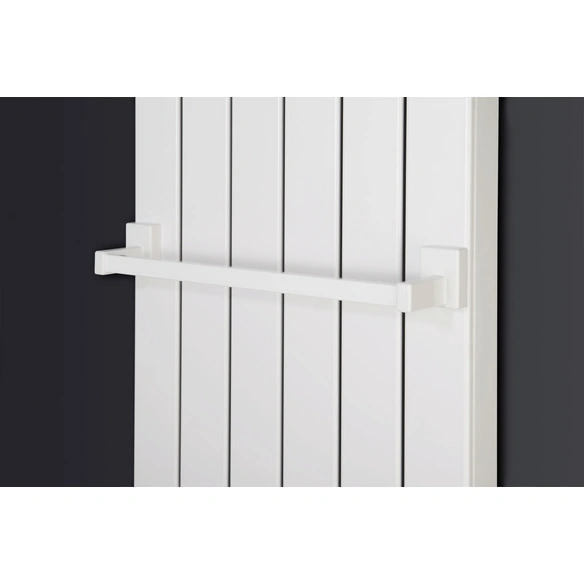 Handtuchstange, (BxLxT): 54,2 x 7,5 x 7,5 cm, weiß, Stahl, Kunststoff