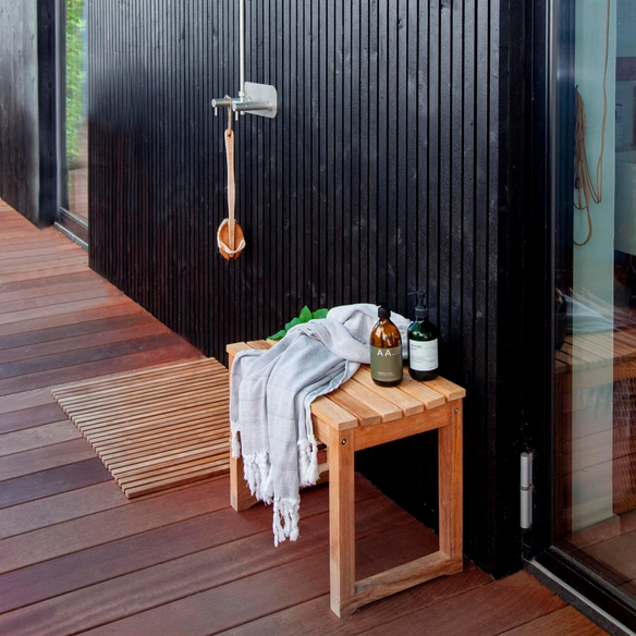 Hocker »Vega«, (BxHxL): 55 X 43 X 40 cm, Teak