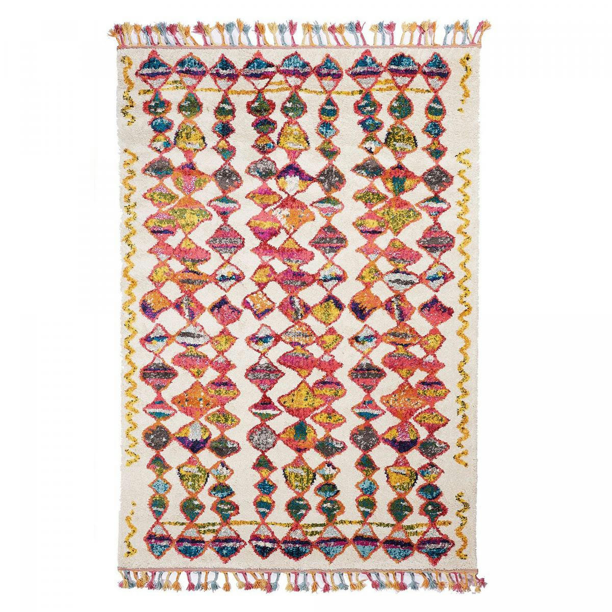 BERBER TRIBAL MK 01 - Tapis berbère style multicolore 240x340