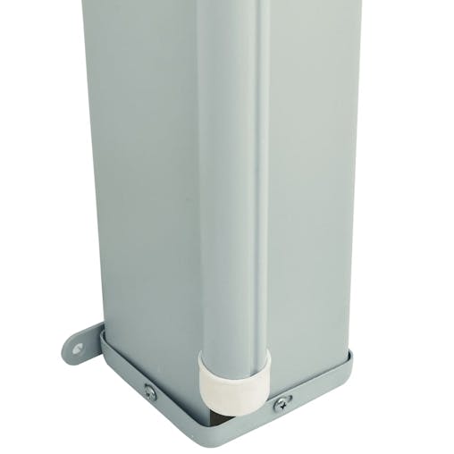 NNEVL Patio Retractable Side Awning 220x600 cm Grey