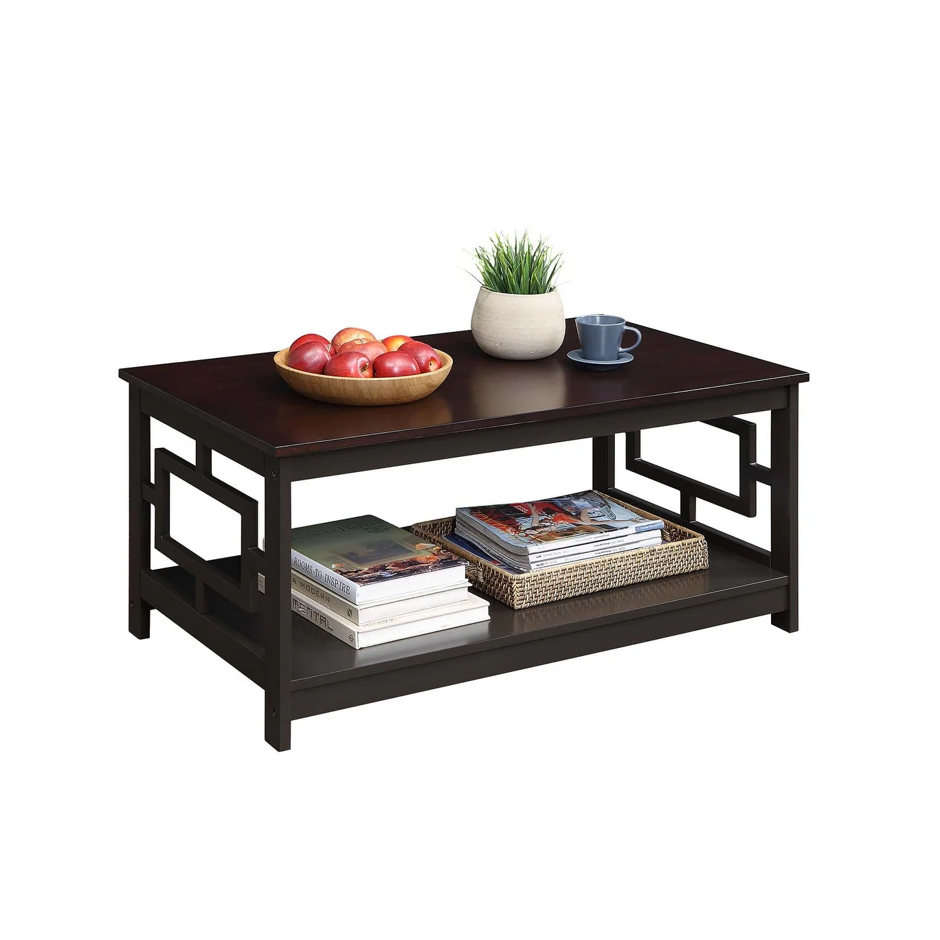 Convenience Concepts Town Square Coffee Table with Shelf