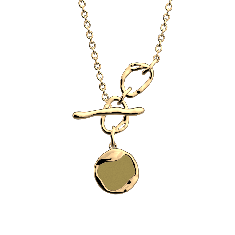 Collier Café Crème, cuir réversible Mochaccino / Pistache