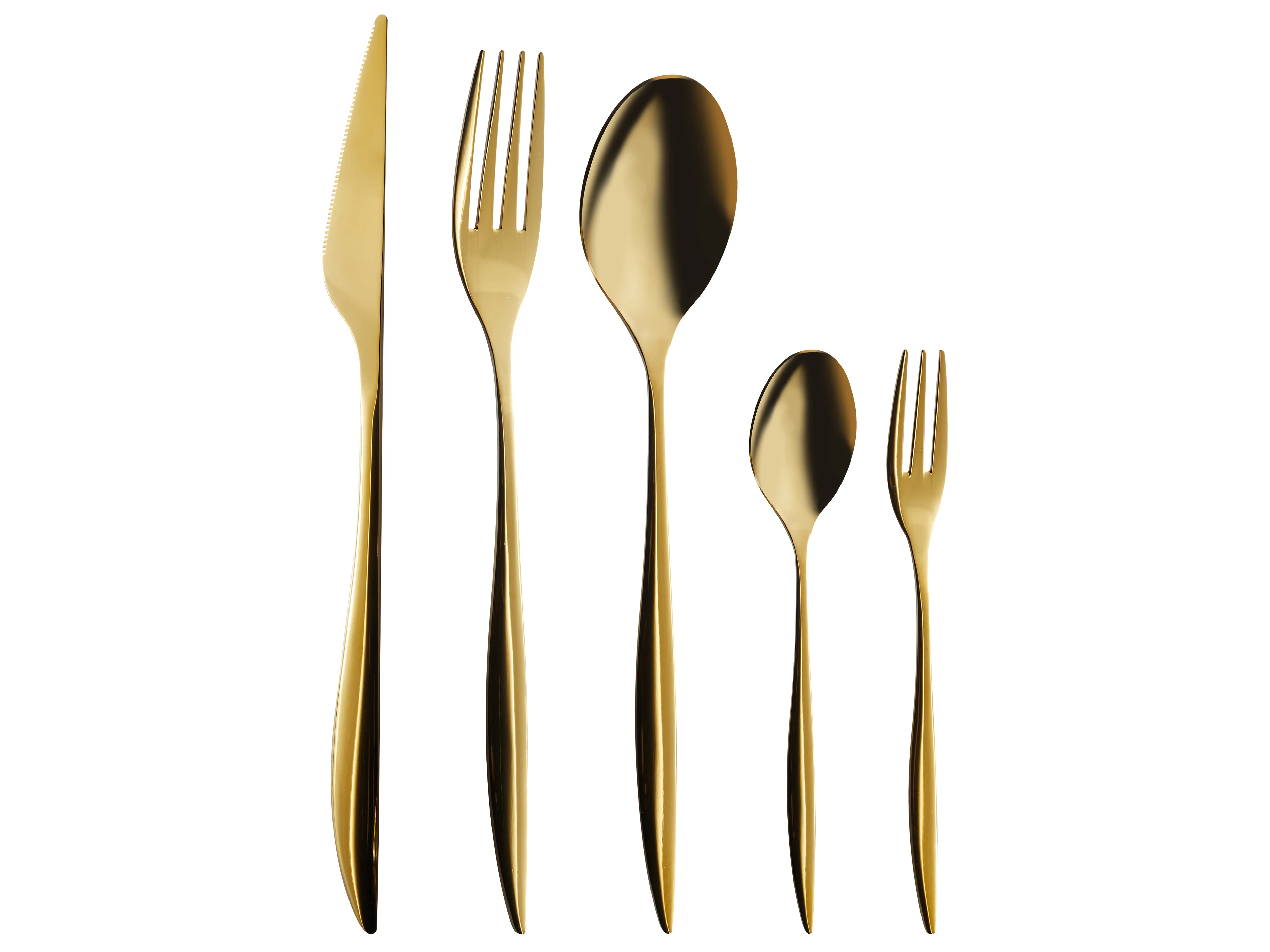30 Piece Cutlery Set FARFALLE Gold