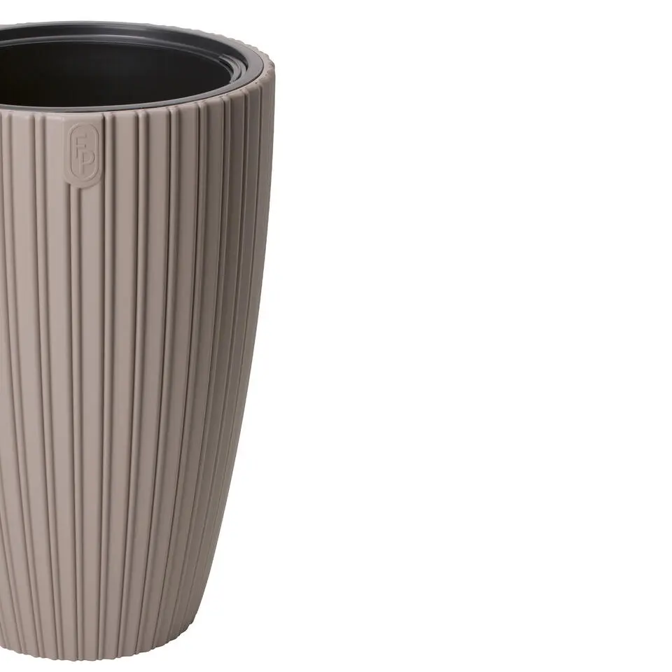 Form Plastic Plantenpot/bloempot - kunststof - taupe - 40 x 58 cm