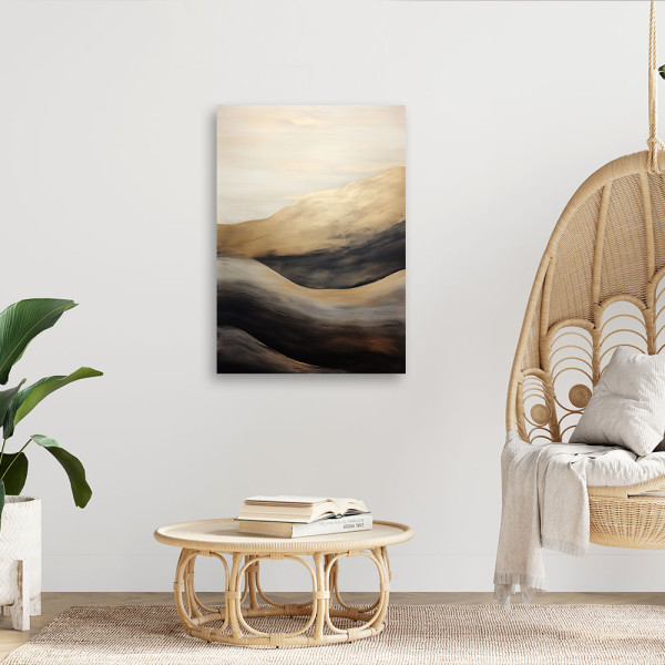 Feeby Obraz na płótnie, Złote fale 40x60