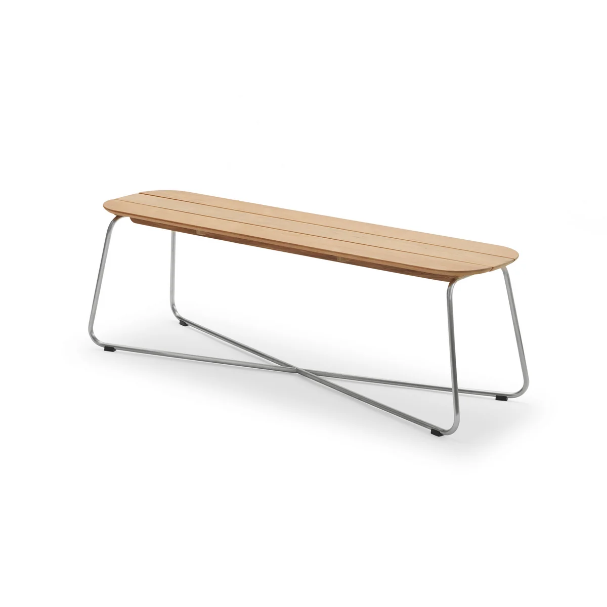 Fritz Hansen - Skagerak Lilium Bank, Teak / Edelstahl