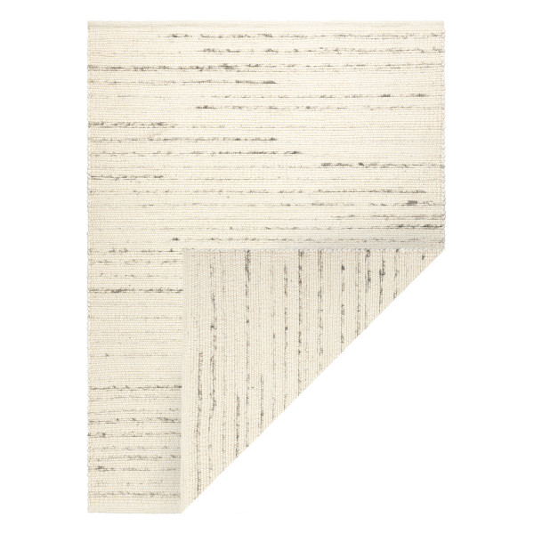 Dywan NEPAL 2100 biały / natural szary - wełniany, 60x100 cm
