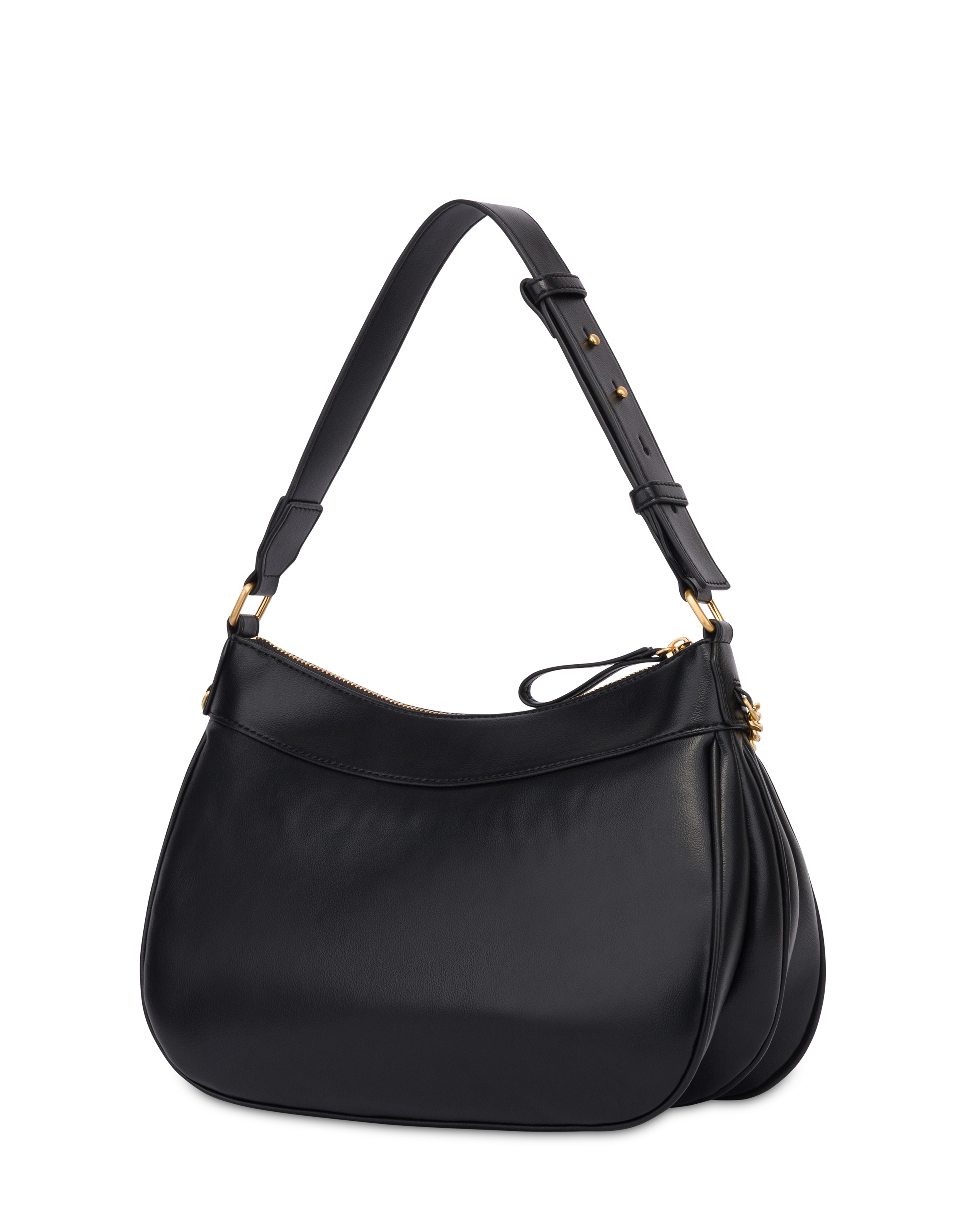 Borsa A Spalla Charmy In Pu E Heritage Pvc Nero/nero